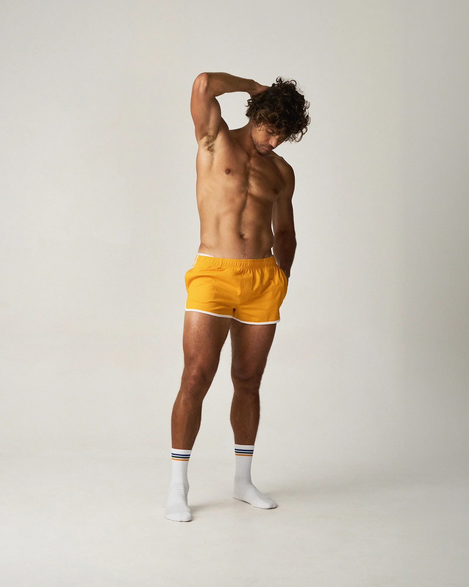 M.V.P. Retro Crew Socks - White|Stripes - Image 3